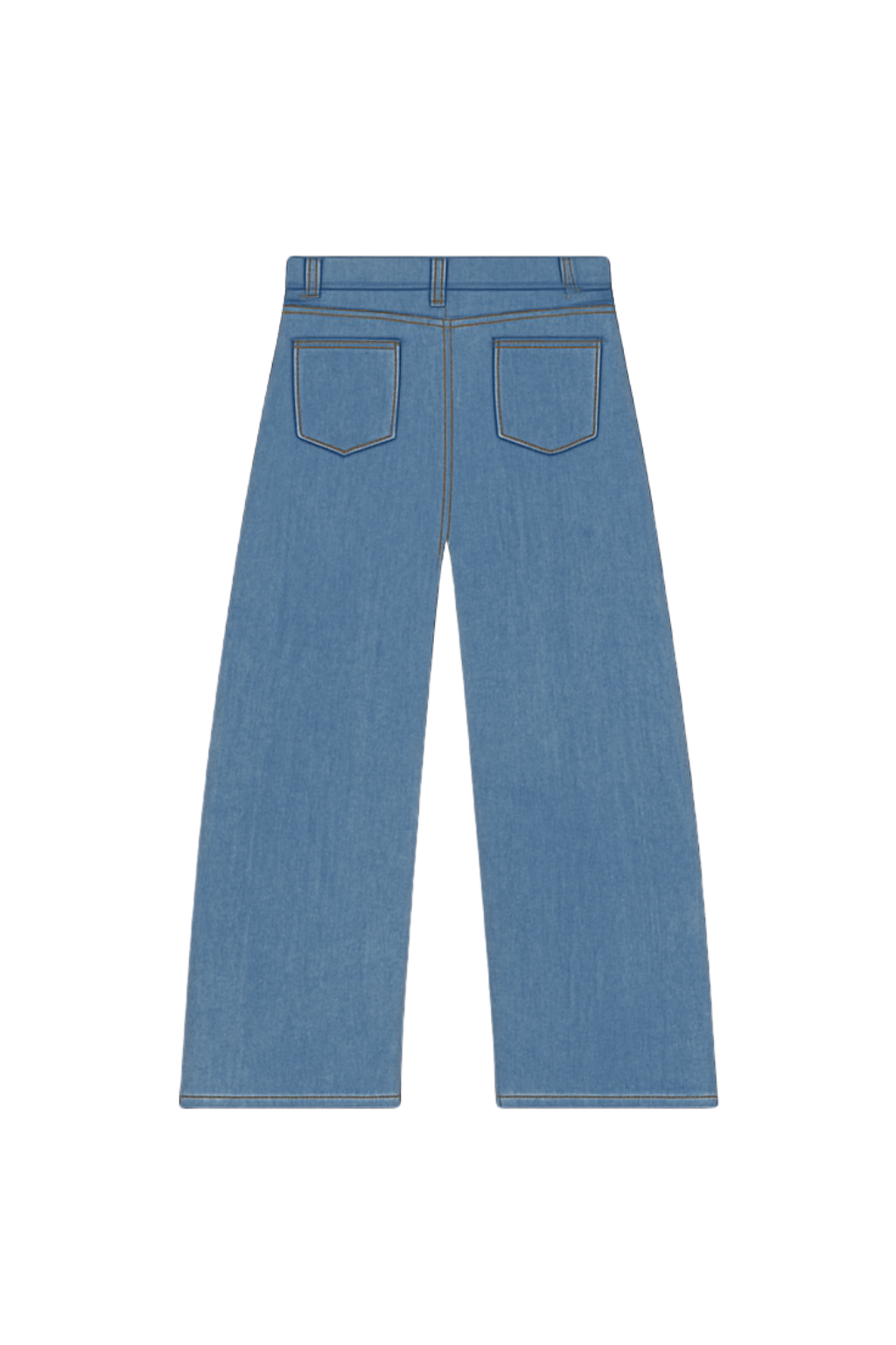 NC1 The Script Denim Wide-Leg