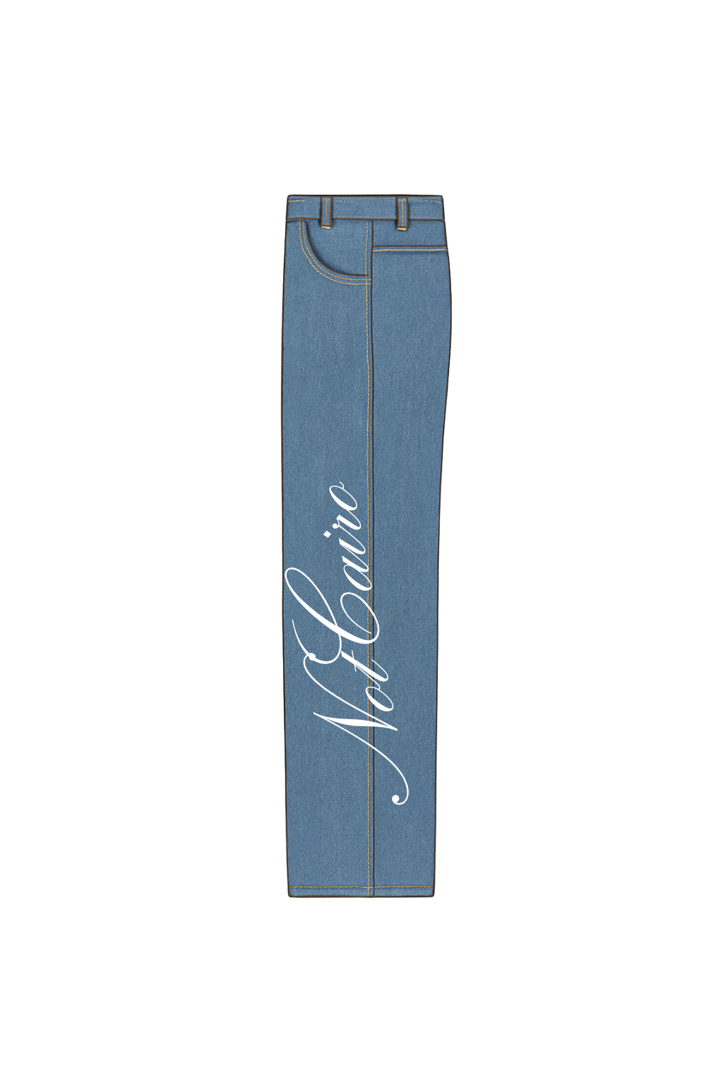 NC1 The Script Denim Wide-Leg